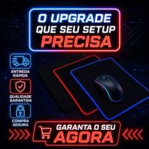 Mouse Pad Preto Liso Speed Antiderrapante com Borda Costurada Mouse Pad Preto Liso Speed Antiderrapante com Borda Costurada
