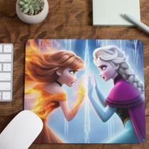 Mouse Pad Princesas Frozen Tecido Emborrachado Pequeno 19x23 cm Mouse Pad Princesas Frozen Tecido Emborrachado Pequeno 19x23 cm