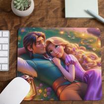Mouse Pad Rapunzel Enrolados Tecido Emborrachado 19x23 cm Mouse Pad Rapunzel Enrolados Tecido Emborrachado 19x23 cm