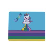 Mouse pad Retangular 22x18 Unicórnio Malcriado Caguei