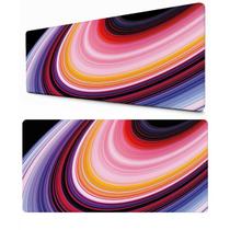 Mouse Pad Retangular Estampa Abstrata em Ondas Rosa Roxo Vermelho para Setup Gamer Mouse Pad Retangular Estampa Abstrata em Ondas Rosa Roxo Vermelho para Setup Gamer