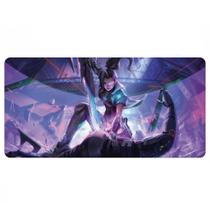 Mouse Pad Retangular Guerreira de Elite Roxo Estampa Fantasia para Mesa Gamer Mouse Pad Retangular Guerreira de Elite Roxo Estampa Fantasia para Mesa Gamer