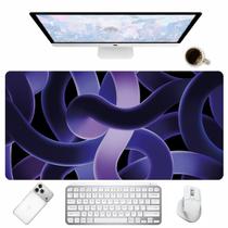 Mouse Pad Retangular Roxo Estampa Minimalista para Mesa Gamer Computador Mouse Pad Retangular Roxo Estampa Minimalista para Mesa Gamer Computador