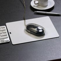 Mouse Pad Rigid - Rígido para Cama ou sofá em Alumínio - Branco