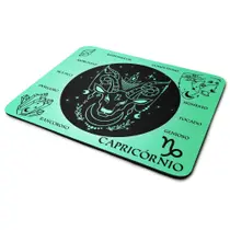 Mouse Pad Signos - Capricórnio - Light Green