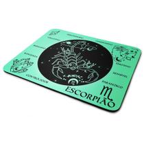 Mouse Pad Signos - Escorpião - Light Green