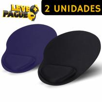 Mouse Pad Sortido Ergonomico Com Apoio de Pulso Confortavel Para Escritorio Home Office Gamer - Proteloja