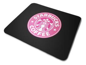Mouse Pad Starbucks Coffee Logo Rosa