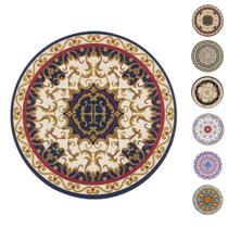 Mouse Pad Tapete Persa Redondo Decorativo Emborrachado