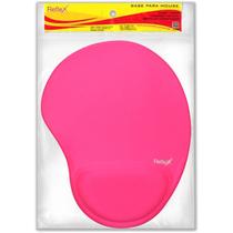 Mouse pad tecido pink c/apoio 19x25cm reflex