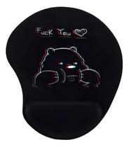 Mouse Pad Urso Colorido Com Apoio Mouse Pad Urso Colorido Com Apoio