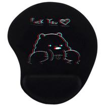 Mouse pad urso colorido com apoio Mouse pad urso colorido com apoio