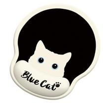 Mouse Pad Wrist Rest Cute Cat Design Base de borracha antiderrapante