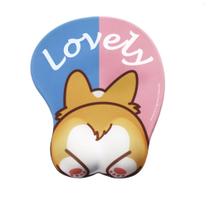 Mouse Pad Wristrest Corki Keji EXCO Super Large para menina Mouse Pad Wristrest Corki Keji EXCO Super Large para menina