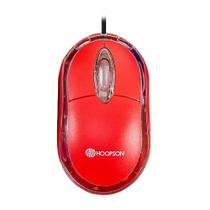 Mouse Para Computador E Notebook Vermelho - Hoopson Ms-035v