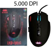 Mouse para Gamer 5000 DPI Sensor PIXART 3325 Botão Tiro Triplo Alta Precisão Usb Gold KP-V42+ Mouse para Gamer 5000 DPI Sensor PIXART 3325 Botão Tiro Triplo Alta Precisão Usb Gold KP-V42+
