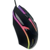 Mouse Para Jogos Computador Gamer FPS RGB 1200 DPI Aderente Claw - Durawell