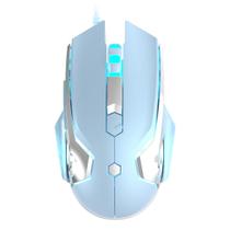 Mouse para jogos FIRSTBLOOD ONLY GAME AJ120 com fio USB azul