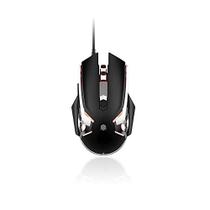 Mouse para jogos FIRSTBLOOD ONLY GAME AJ120 com fio USB preto Mouse para jogos FIRSTBLOOD ONLY GAME AJ120 com fio USB preto