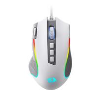 Mouse para jogos Redragon M612 RGB 8000 DPI com fio, cinza óptico Mouse para jogos Redragon M612 RGB 8000 DPI com fio, cinza óptico
