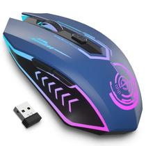 Mouse para jogos sem fio UHURU 10000 DPI com 6 botões e LED