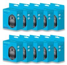 Mouse Para Pc Óptico Usb 1200dpi Atacado/revenda Kit Com 10