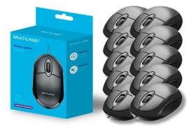 Mouse Para Pc Óptico Usb 1200dpi Atacado/revenda Kit Com 10