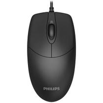 Mouse Philips M234 SPK7234 até 1.000 DPI - Preto