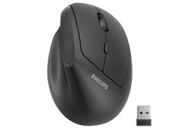 Mouse PHILIPS vertical ergonômico sem fio de 2,4 GHz preto Mouse PHILIPS vertical ergonômico sem fio de 2,4 GHz preto