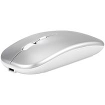 Mouse Prateado para Mac iOS e Windows RGB Bluetooth Recarregável Mouse Prateado para Mac iOS e Windows RGB Bluetooth Recarregável