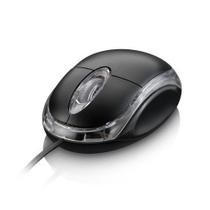 Mouse Preto Com Fio Usb Óptico Computador Pc Notebook Homeoffice - RatPeri