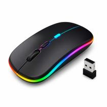 Mouse Preto Premium Silencioso RGB Compativel Com Avell HYB BS A70