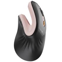 Mouse ProtoArc EM11 NL Sem Fio Ergonômico Preto/Rosa