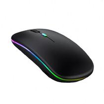Mouse Recarregável Bluetooth Sem Fio Gamer Led Rgb 2.4 ghz