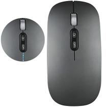 Mouse Recarregável Com 2 Bluetooth + USB Para Macbook Air Pro M1 M2 M3