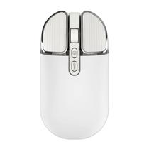Mouse recarregável sem fio JieRuideng 2.4G 2400DPI (branco)