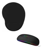 Mouse Recarregável Silencioso + Mouse Pad Para Notebook Dell Mouse Recarregável Silencioso + Mouse Pad Para Notebook Dell