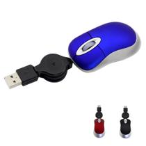 Mouse Retrátil Mini com Fio USB 1600 DPI Samudgate Mouse Retrátil Mini com Fio USB 1600 DPI Samudgate