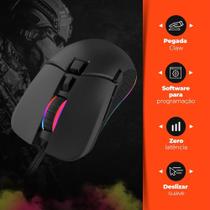 Mouse rgb gamer ghost light