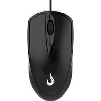 Mouse Rise Mode OF 01 USB, 1000 DPI, Preto - RM-MO-01-FB Mouse Rise Mode OF 01 USB, 1000 DPI, Preto - RM-MO-01-FB