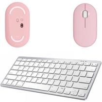 Mouse Rosa / Teclado Bluetooth Galaxy Tab A7 T500/T505 10,4