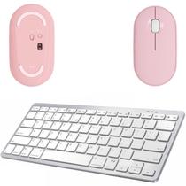 Mouse Rosa / Teclado Bluetooth Galaxy Tab A7 T500/T505 10,4"