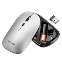 Mouse S Fio Bt2.4 Ghz 1600 Dpi Cinza Usb Pilha Inclusa MO332