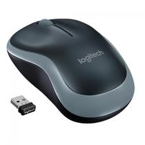 Mouse S/Fio Logitech M185 com Design Ambidestro, USB, Preto