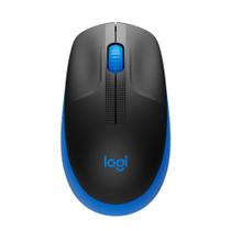 Mouse S/Fio Logitech M190 com Design Ambidestro, USB, Azul -