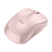 Mouse S/Fio Logitech M240 Silent, Bluetooth, Rosa - 910-0071