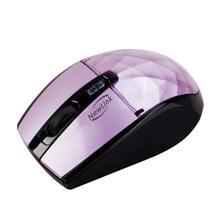 Mouse S/ Fio Óptico Wireless Diamond Newlink Roxo