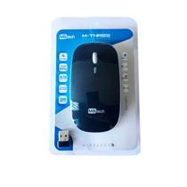Mouse S/Fio Wireless 3200 DPI 10M Alcance Recarregável Preto