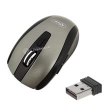Mouse Sem Fio 10 Metros USB Óptico Com 6 Botões 1600 DPI Para PC Notebook KPMU403