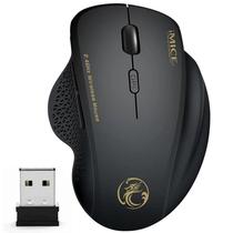 Mouse Sem Fio 1600 DPI 2,4 GHz 6 Botões USB Ergonômico Gamer